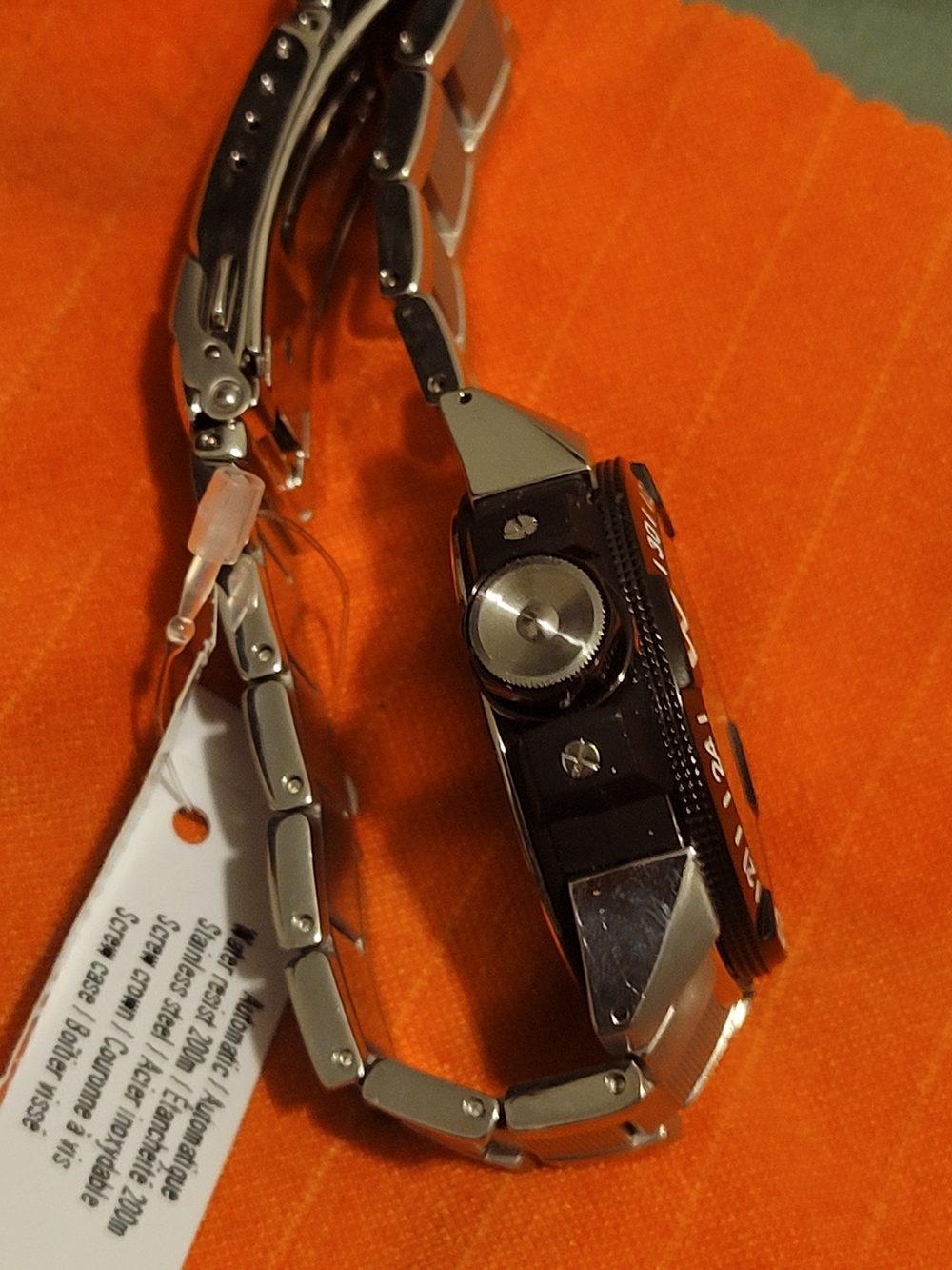 New W/Tags Seiko 5 Sports SKZ229 Map Meter Automatic Watch 200mtrs Divecore Chic - Picture 3 of 12